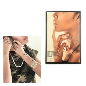 Flash Tattoos Beyonce Authentic Temporary Tattoos